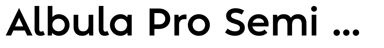 Albula Pro Semi Bold